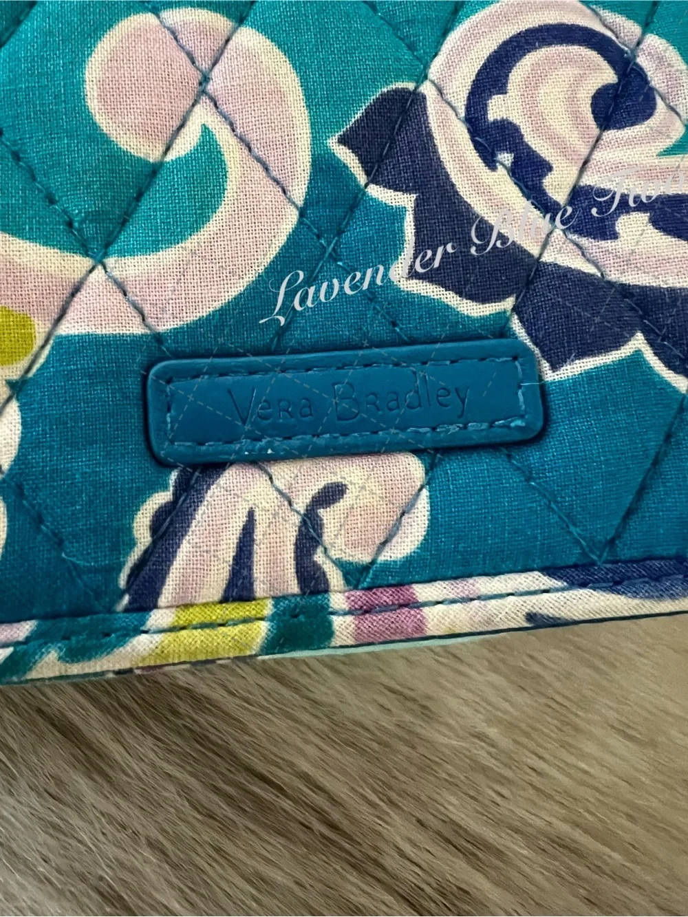VERA BRADLEY Waikiki Paisley 3 in One Crossbody Turquoise White Beach Festival
